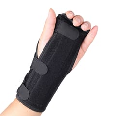 1pc Adjustable Wrist Support Brace for Men Women Wrist Pain (Black)