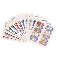 Nail Sticker Set Mixed Patterns for Nail Art Decoration (Multicolor)