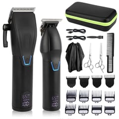 Professional Electric Hair Clipper Set Intelligent Display