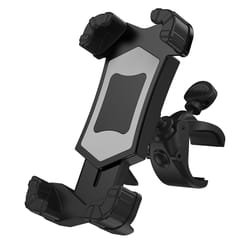 Bicycle Phone Holder ABS Plastic Bike Phone Support 360? (Black)