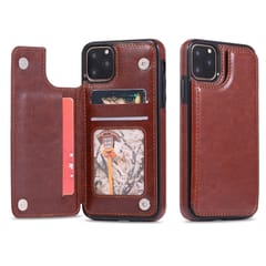 Leather Case Wallet Compatible with iPhone 12 Pro/12 6.1'' (Brown)