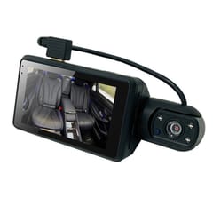 1296P DVR Dash Camera Front & Inside Dual Camera Car Dashcam (Black)