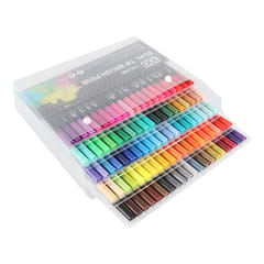 100 Colors Markers Set Double Tipped Colored Pens Fine Point