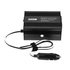 300W Digital Power Inverter Dual-USB-Port DC 12V to AC 110V