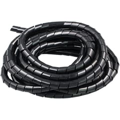 7m PE Spiral Pipes Wire Winding Organizer Tidy Tube, Nominal Diameter: 12mm