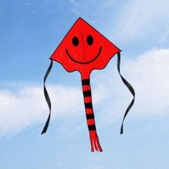 60 * 80cm Smiley Kite Smiling Face Kite for Kids with Handle Line Outdoor Sports