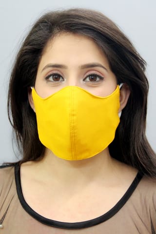 Mustard Set of 5 Non Surgical Cloth Mask