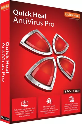 3 User 1 Years AntiVirus Pro Quick Heal