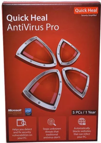 5 User 1 Years AntiVirus Pro Quick Heal