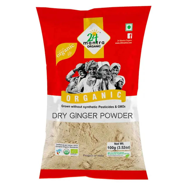 24 Mantra Organic Dry Ginger Powder (4 X 50gm)