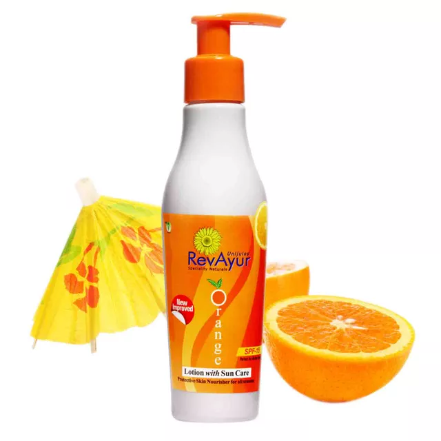 RevAyur Orange Lotion with Sun Care (150ml)