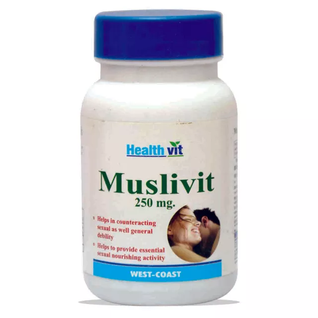 HealthVit Muslivit 250mg (2 X 60 Capsules)
