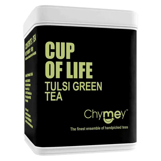 Chymey Tulsi Green Tea Leaves (100gm)