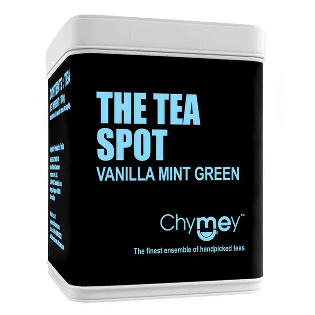 Chymey Tea Spot Vanilla Mint Green Leaves (100gm)