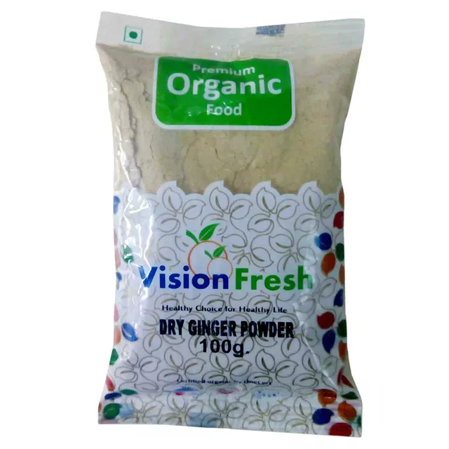 Vision Fresh Organic Dry Ginger Powder (3 X 100gm)