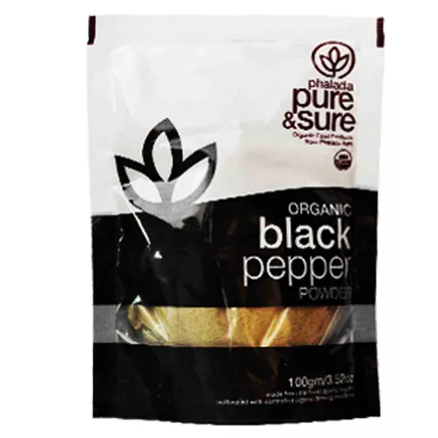Phalada Organic Black Pepper Powder (2 X 100gm)