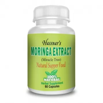 Hassnar's Moringa Leaf Extract (60 Capsules)