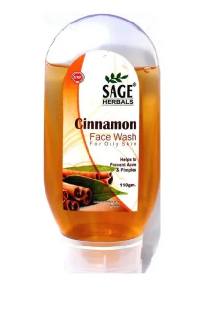 Sage Herbals Cinnamon Face Wash - For Oily Skin (110gm)