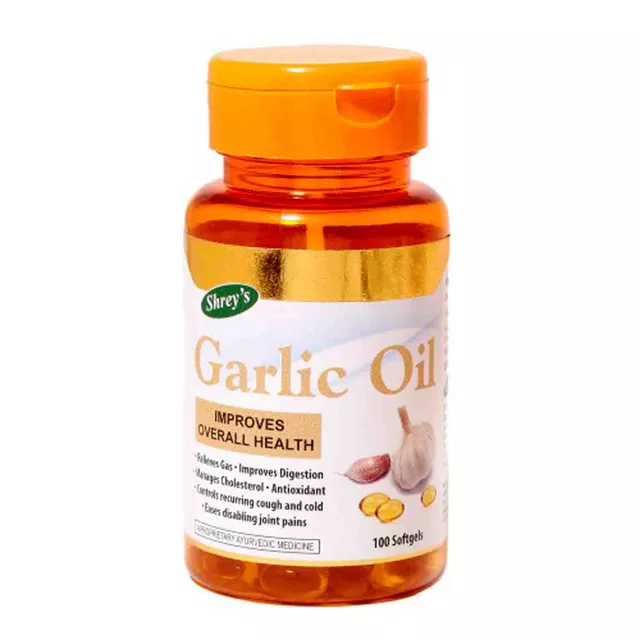 Shrey's Garlic Oil Tablets (100 Tablets)