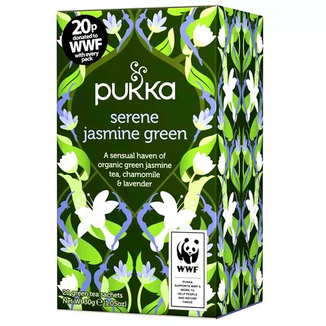 Pukka Serene Jasmine Green Tea (20 Tea Sachets)