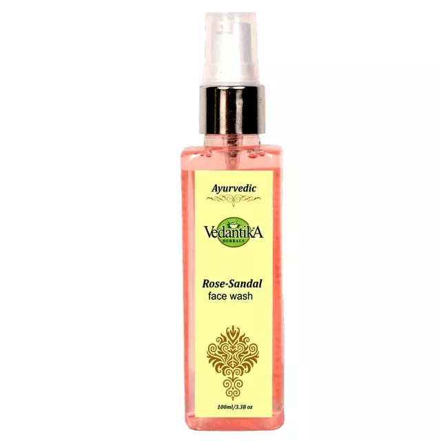 Vedantika Herbals Ayurvedic Rose Sandal Face Wash (100ml)