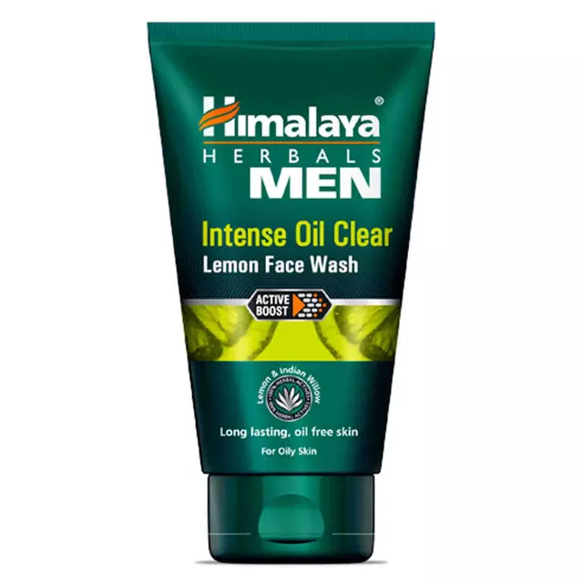 Himalaya Herbals MEN Intense Oil Clear Lemon Face Wash (100ml)