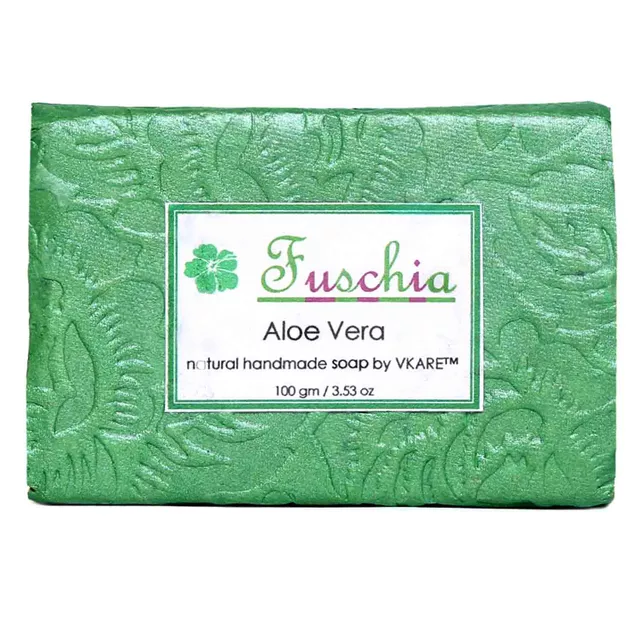 Fuschia Aloe Vera Handmade Soap (100gm)