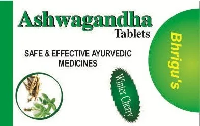 Bhrigu Pharma Ashwagandha Tablets (100 Tablets)