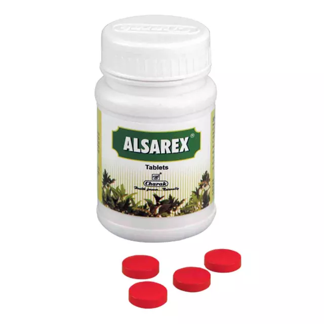 Charak Pharma Alsarex Tablets (2 X 40 Tablets)