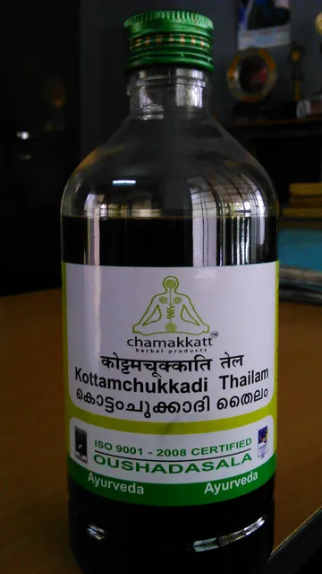 Chamakkatt Herbal Kottamchukadi Thailam (1Ltr)