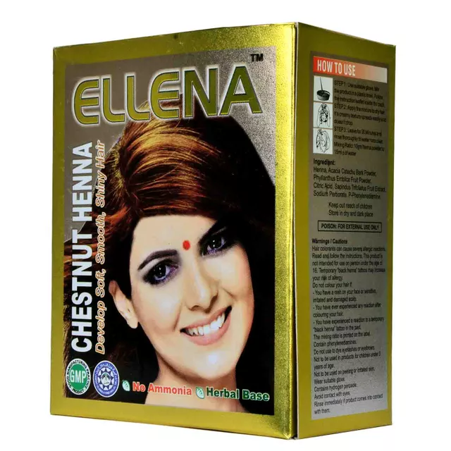 Ellena Chestnut Henna Powder (180gm)