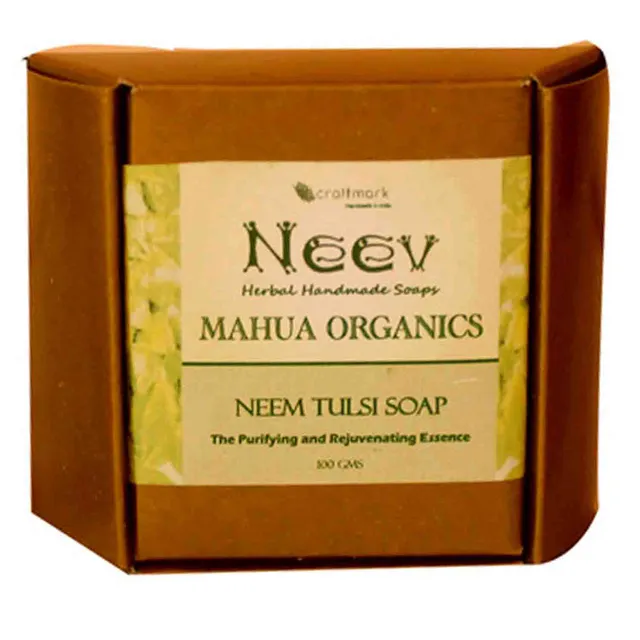 Neev Herbal Mahua Organics Neem Tulsi Soap (2 X 100gm)