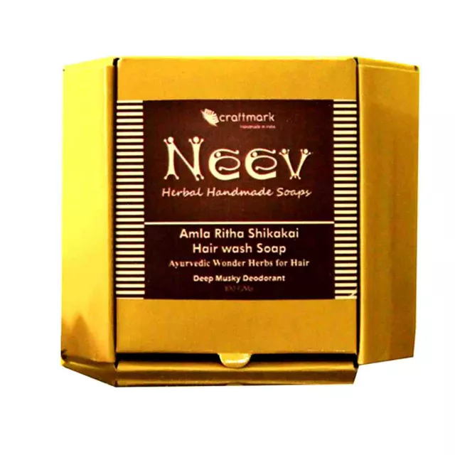 Neev Herbal Amla Ritha Shikakai Hair Wash Soap (2 X 100gm)