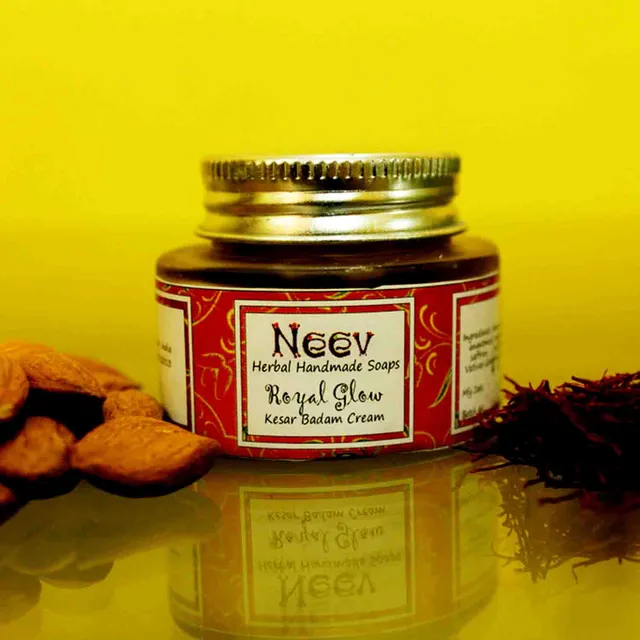 Neev Herbal Royal Glow Kesar Badam Cream (35gm)