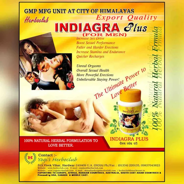 Herboclub Indiagra Plus-For Men (60 Tablets)