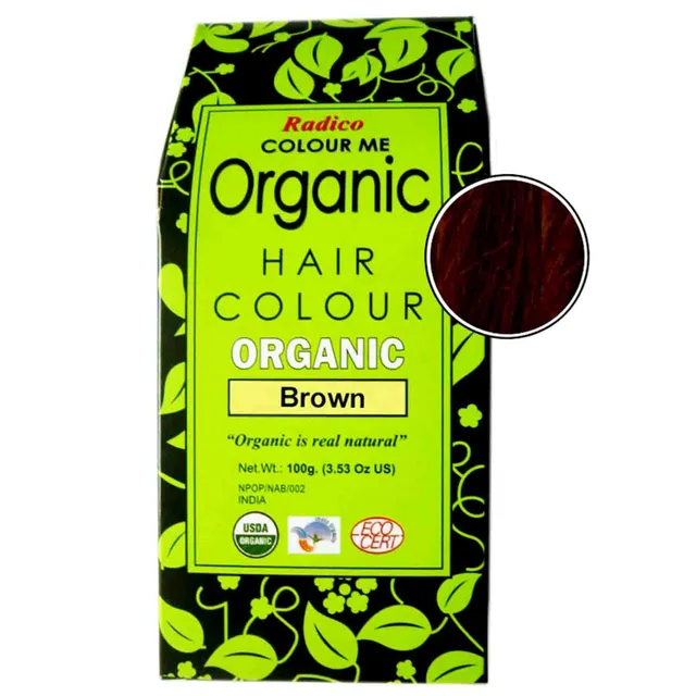 Radico Organic Hair Color Brown Powder (100gm)