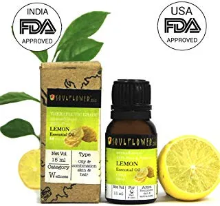 Soulflower Lemon Essential Oil (15ml)