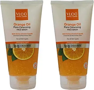 VLCC Orange Oil Pore Cleansing Face Wash Combo (150g X 2)