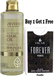 Jovees Bhringraj & Olive Intensive Restructuring Hair Oil (200ml)