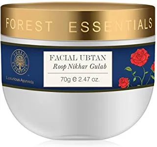 Forest Essentials Facial Ubtan Roop Nikhar and Gulab (70gm)