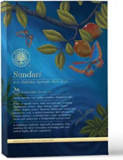 Forest Essentials Sundari Deep Hydration Ayurvedic Sheet Mask 30gm (Pack of 3)