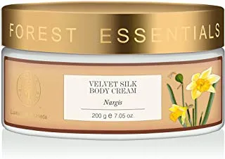 Forest Essentials Nargis Velvet Silk Body Cream (200gm)