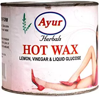 Ayur Herbal Hot Wax Lemon Vinegar and Glucose (600gm)