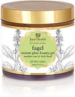 Just Herbs Fagel Instant Glow All Purpose Beauty Gel (100gm)