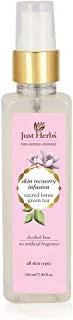 Just Herbs Sacred Lotus-Green Tea Skin Recovery Toner, Orange, (100ml)
