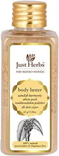 Just Herbs Body Lustre Sandal-Turmeric Ubtan Pack (65gm)