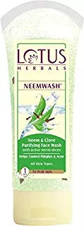 Lotus Herbals NEEMWASH Neem And Clove Purifying Face Wash (120gm)