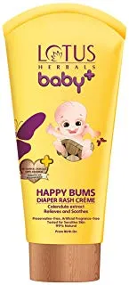 Lotus Herbals Baby+ Happy Bums Diaper Rash Creme (100gm)