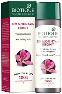 Biotique Bio Mountain Ebony Vitalizing Serum For Falling Hair Intensive Hair Growth Treatment (120ml)