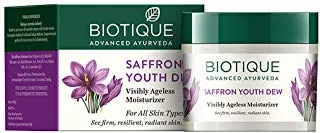 Biotique Bio Saffron Dew Youthful Nourishing Day Cream For All Skin Types (50gm)